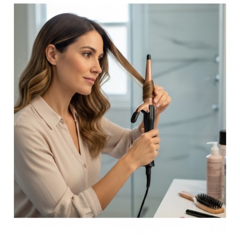 Rose Gold Curling Wand